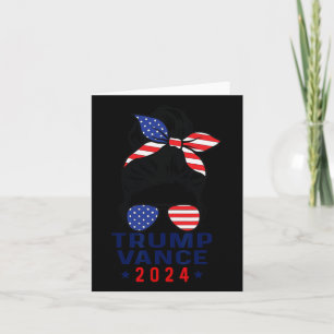 47 Trump Vance 2024 Vp America Election Women Girl Karte