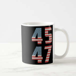 47 Trump Vintag Retro USA Flag 2024 Präsident Poc Kaffeetasse