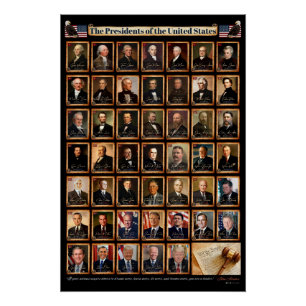 47 US-Präsidenten Donald Trump Portrait Poster
