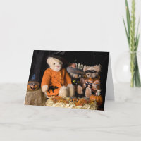 4812 Teddy Bears Halloween Grußkarte