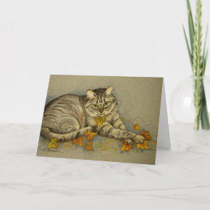4872 Herbst Katzensympathie-Karte Karte
