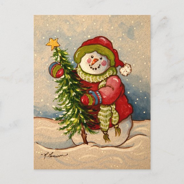 4889 Weihnachten im Schneemann (Vorderseite)