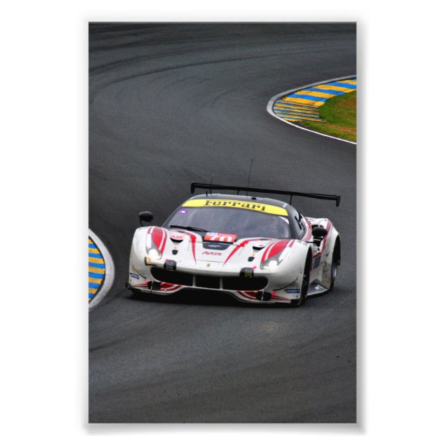 488 GTE 24 Stunden von Le Mans 2019 Fotodruck (Vorne)