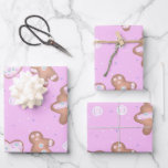 48 cm x 73 cm Wrapping Paper Sheets, Matte Geschenkpapier Set<br><div class="desc">Pretty pink wrapping paper perfect for a girl's Christmas present. Cute holiday cookies decorate the wrapping paper to add to the adorableness. Designed by Nillie Doodles on Procreate.</div>