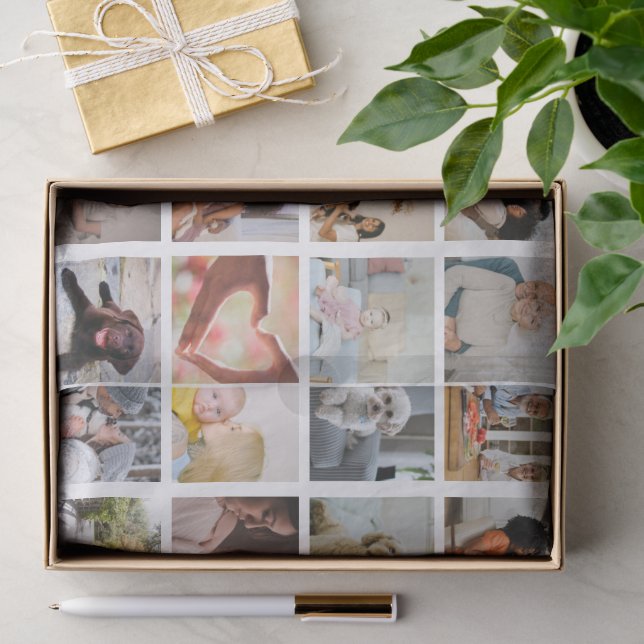 48 Foto Collage Template machen Ihren Spaß Seidenpapier (Geschenk)