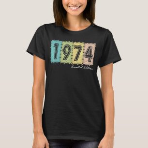 48. Geburtstag Ladys Mens 48 Jahre 1974 4 T-Shirt