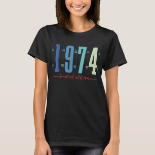 48. Geburtstag Ladys Mens 48 Jahre 1974 9 T-Shirt