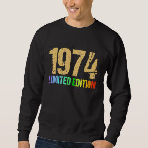 48. Geburtstag Ladys Mens 48 Jahre 1974 Sweatshirt