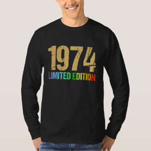 48. Geburtstag Ladys Mens 48 Jahre 1974 T-Shirt