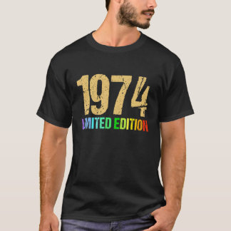 48. Geburtstag Ladys Mens 48 Jahre 1974 T-Shirt