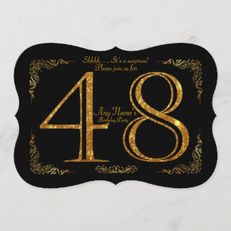 48. Geburtstagsparty 48., großartige Gatsby, schwa Einladung