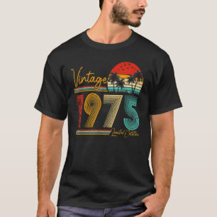 48 Jahre alt Geboren 1975 Vintag 48. Geburtstag T-Shirt