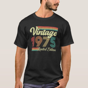 48 Jahre alt Vintag 1975 Geboren 1975 48. T-Shirt