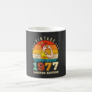 48 Jahre alter Tag 1977 Vintag 48. Geburtstag Kaffeetasse