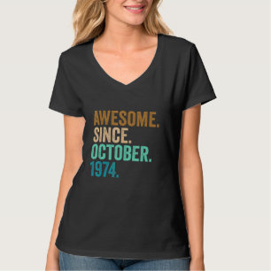 48 Jahre Phantastisch seit Oktober 1974 48. Geburt T-Shirt