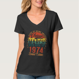 48 Jahre Phantastischer Vintager März 1974 T-Shirt