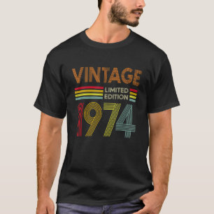48 Jahre Vintag 1974 48. Geburtstag T-Shirt