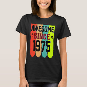 48 Jahre Vintag 1975 48. Geburtstag T-Shirt