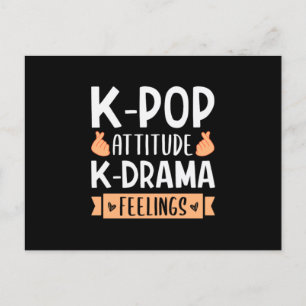 48.KPop Einladungspostkarte