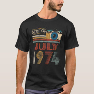 48 Vintage Geburtstag  48 Jahre alt Best Of Juli 1 T-Shirt