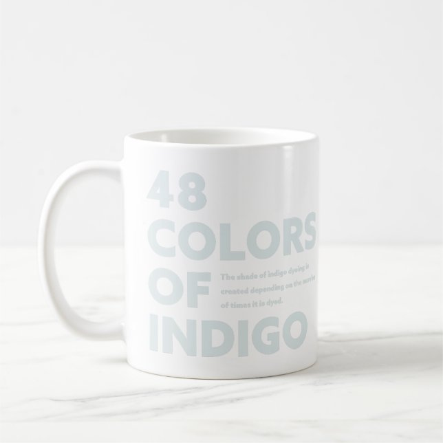 48COLORS OF INDIGO KAFFEETASSE (Links)