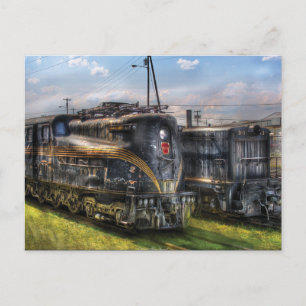 4919 - Pennsylvania Eisenbahn Elektrolokomotive Postkarte