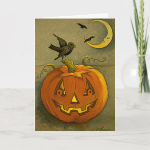 4923 Halloween Card Tochter und ihre Freundin Karte