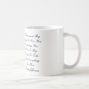 493196, eine Regierung groß genug Ihnen Eve geben Kaffeetasse