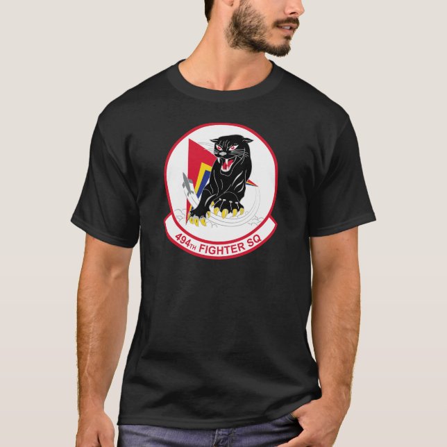 494th Kämpfer-Geschwader T-Shirt (Vorderseite)
