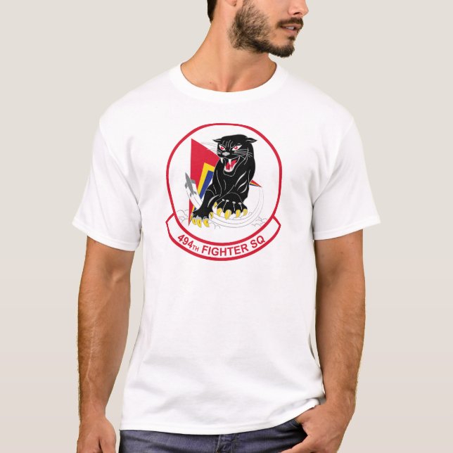 494th Kämpfer-Geschwader T-Shirt (Vorderseite)