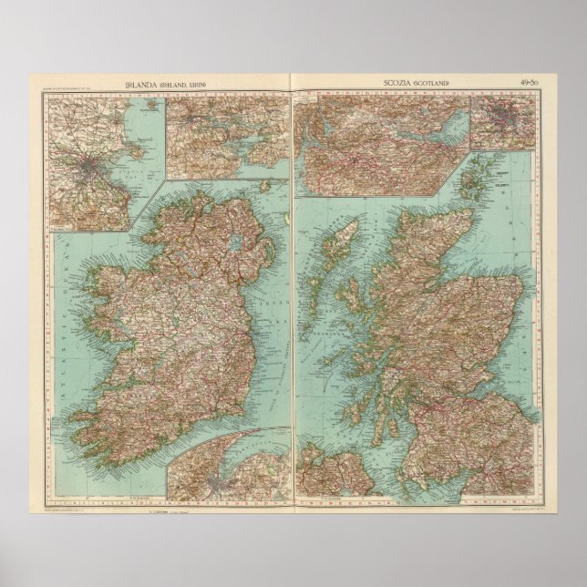 4950 Irland, Schottland Poster (Vorne)