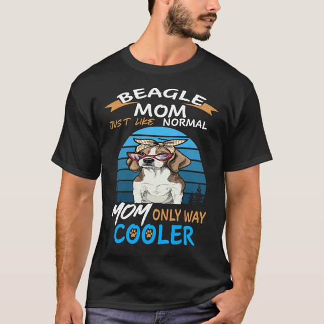 49 Beagle Mama Cooler T-Shirt (Vorderseite)