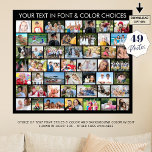 49 Fotocollage Mehrere Formen Personalisiert Poster<br><div class="desc">Das eigene Foto-Collage-Poster drucken zu lassen, ist eine großartige Möglichkeit, besondere Bilder und Erinnerungen zu präsentieren. Erstellen Sie sich selbst mit dieser leicht hochzuladenden Collage-Vorlage mit 49 mehrfachen Rechteck- und Viereckbildern, ideal für große Personengruppen und Weitwinkelfotos, personalisiert mit Ihrem eigenen Text in der Wahl der Schriftart-Stile, Farbe und Größe sowie...</div>