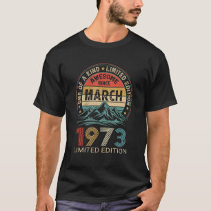 49. Geburtstag 49 Jahre Phantastisch seit März 197 T-Shirt
