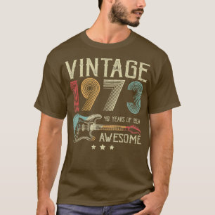 49. Geburtstag Frauen Männer Vintage Toll 1973 Gui T-Shirt