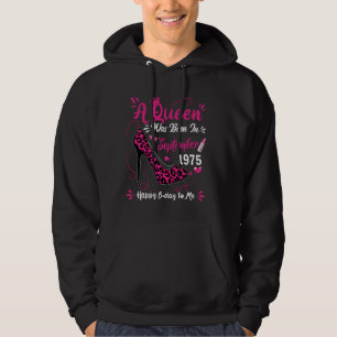 49. Geburtstag High Heel Eine Königin war im Septe Hoodie