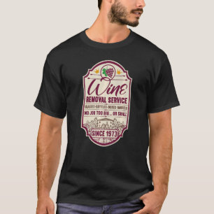 49. Geburtstag I Etikett Weindekanter I Wein Entfe T-Shirt