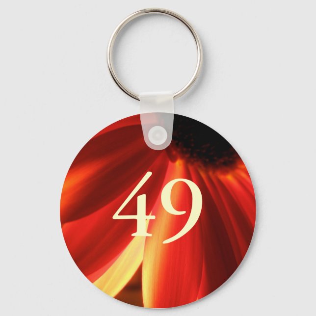 49. Geburtstag Schlüsselanhänger (Vorderseite)