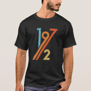 49. Geburtstag Vintage Retro 70er Stil 1972 T-Shirt