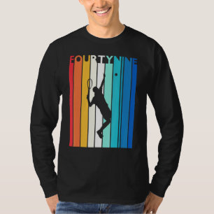 49. Geburtstag Vintage-Tennis 49 Jahre alter Gebur T-Shirt
