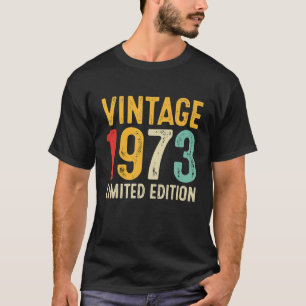 49. Geburtstagsgeschenk 49 Jahre alt Vintage 1973 T-Shirt
