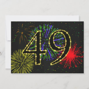 49. Geburtstagsparty Einladung