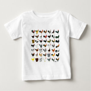 49 Hähne Baby T-shirt