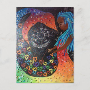 49 Herz für eine Puls-Postkarte Postkarte