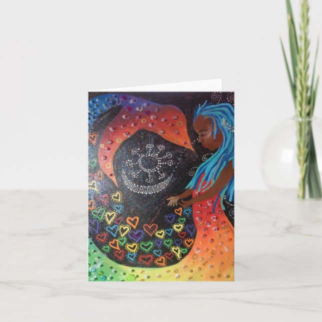 49 Herzen für eine Impuls-Karte Karte (Vorderseite)