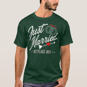 49. Hochzeitstag Geschenke für ihn Ihr lustiges T-Shirt
