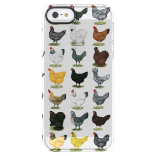 49 Huhn-Hennen Durchsichtige iPhone SE/5/5s Hülle
