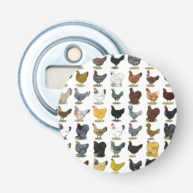 49 Hühnerhennen Flaschenöffner (Vorderseite)