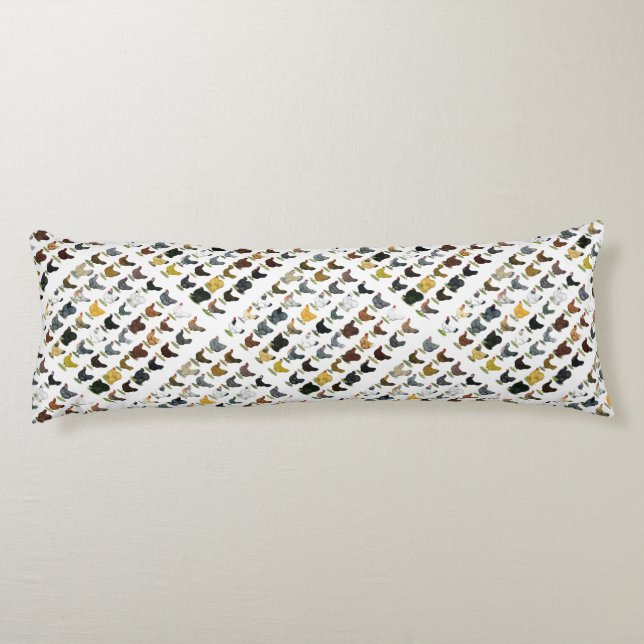 49 Hühnerhennen Seitenschläferkissen (Rückseite)