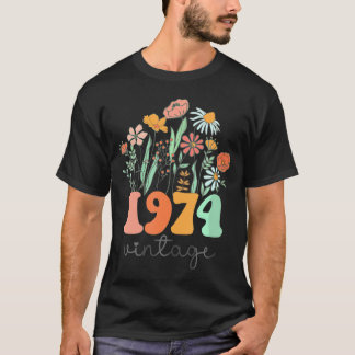 49 Jahre alt 1974 49. Frauen Geburtstagsfrau Wildb T-Shirt